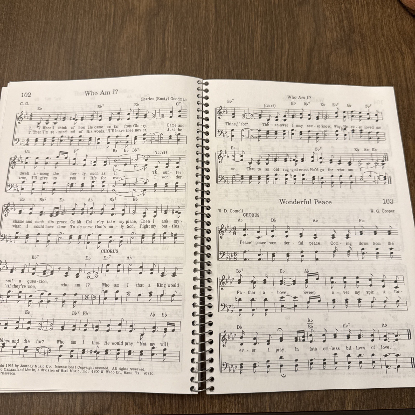 Gospel Hymnal Volume 2 Spiralbound Stamps Baxter Vintage 1979 Songbook