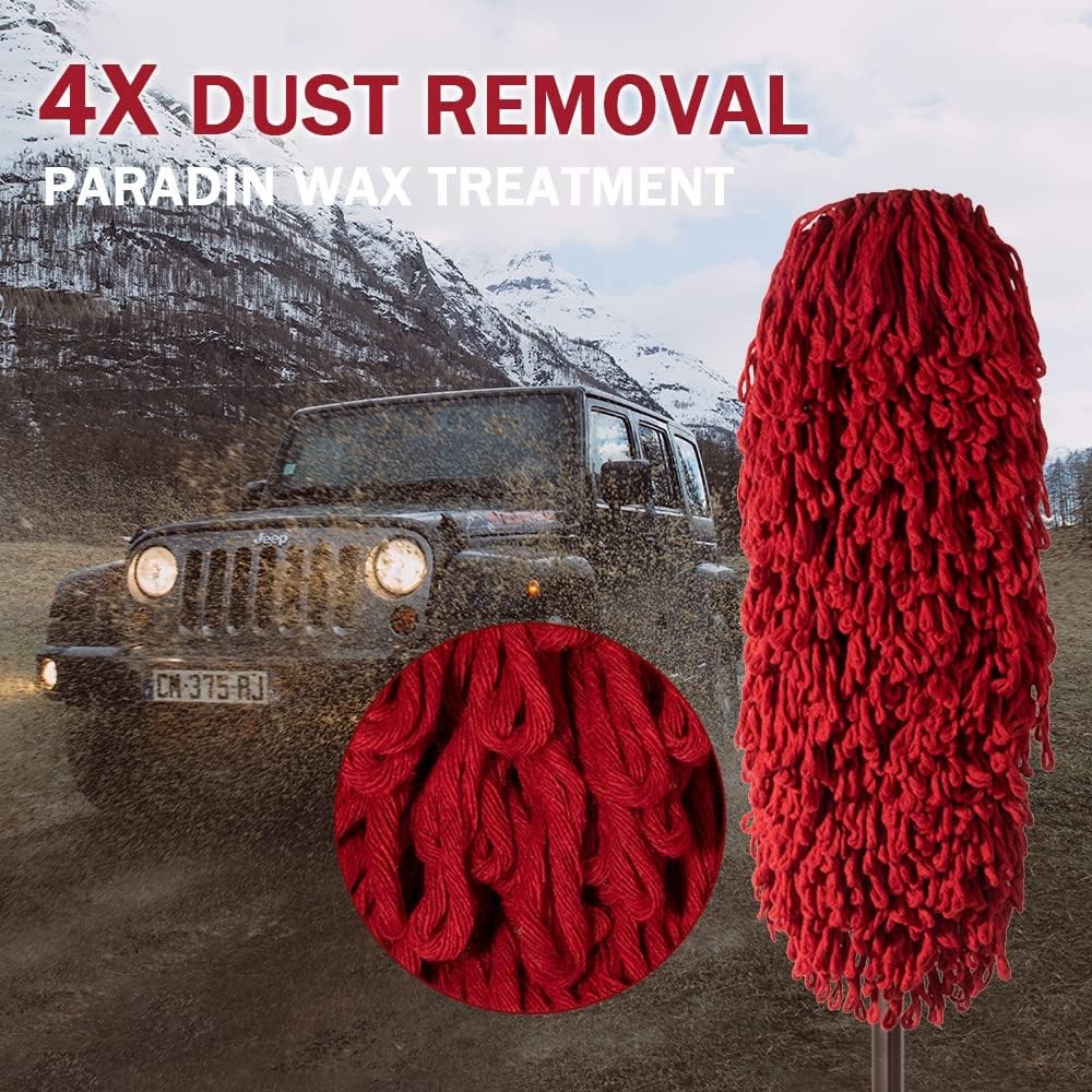 Car Duster Exterior Scratch Free,Dust Brush with Extendable Telescoping Handle