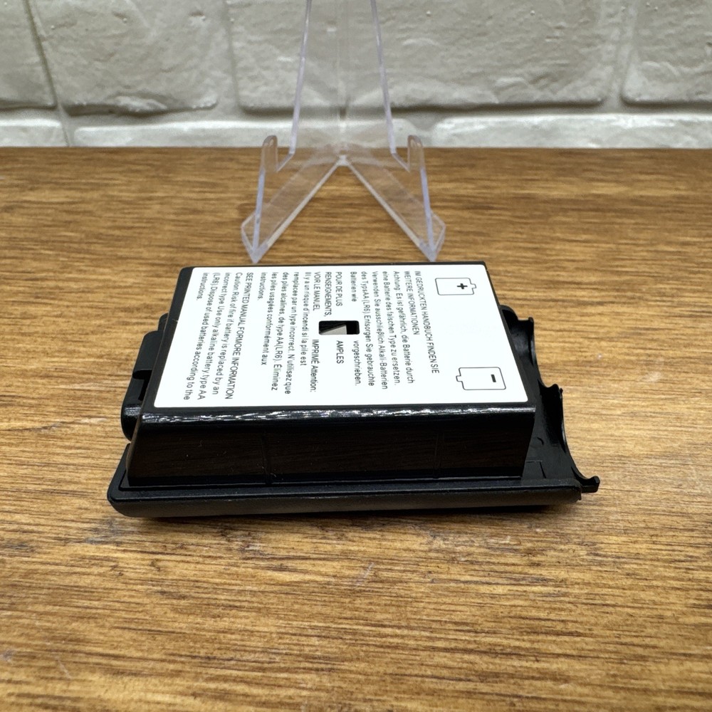 Black Xbox 360 Wireless Controller AA Battery Pack Back Case Cover Holder Shell