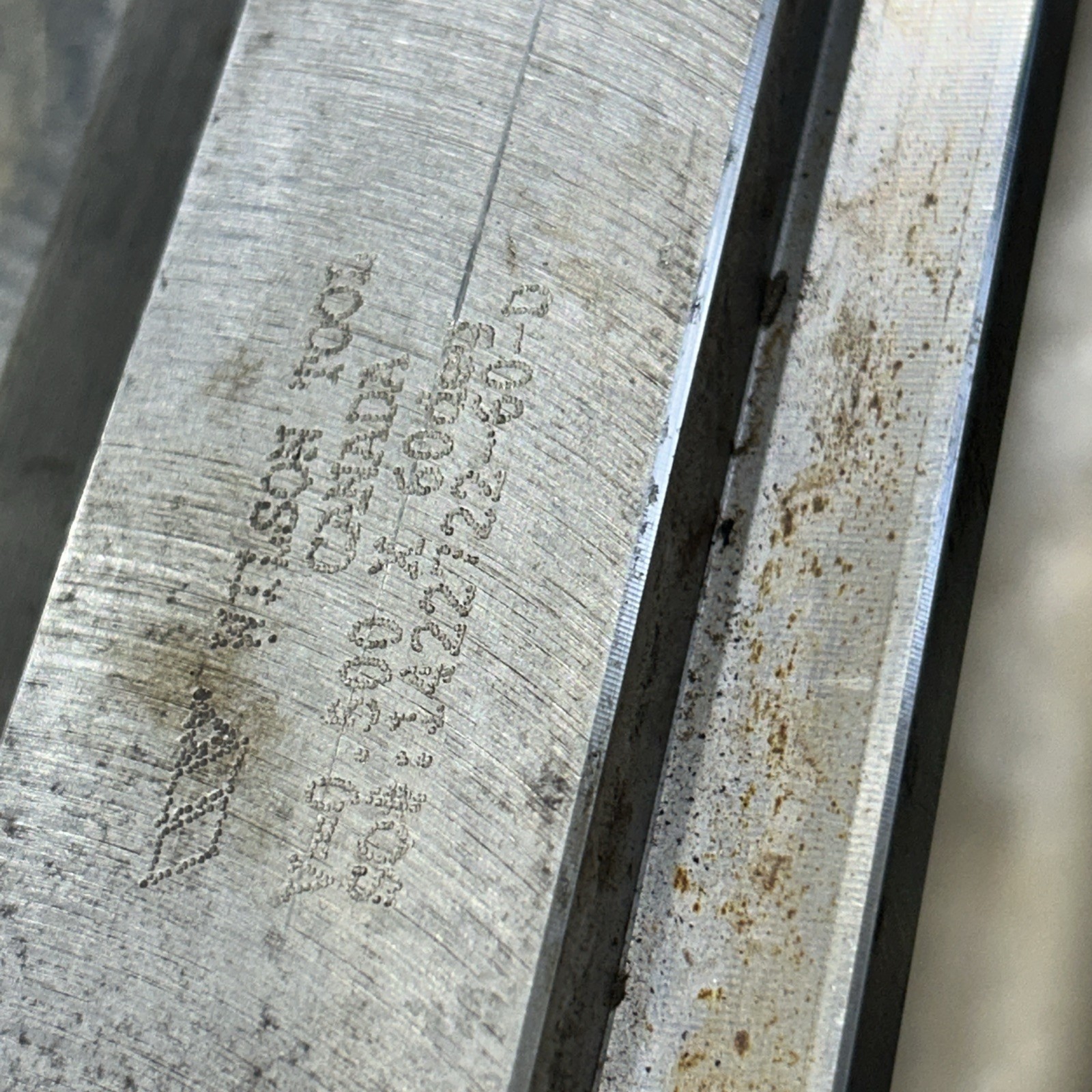 4’-16’Set Of 60 Degree Air Forming Brake Press Punch And Die. 3/16” Radius, 1/2”