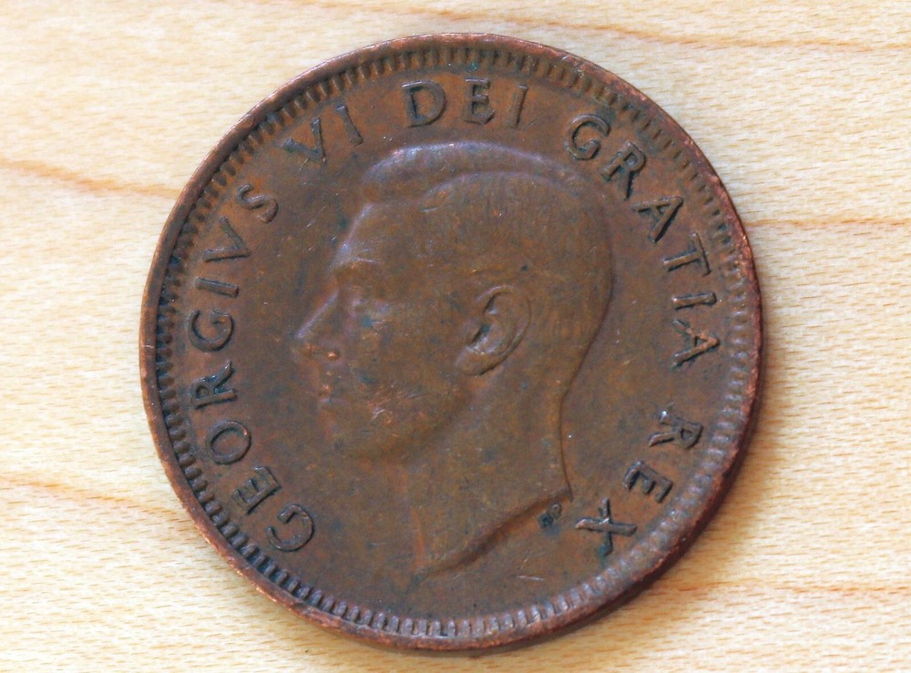 1952 Canada 1 Cent George VI