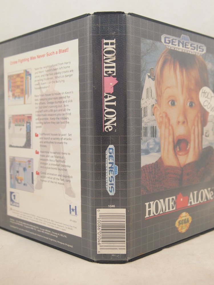 Home Alone Case (SEGA Genesis) Authentic BOX ONLY