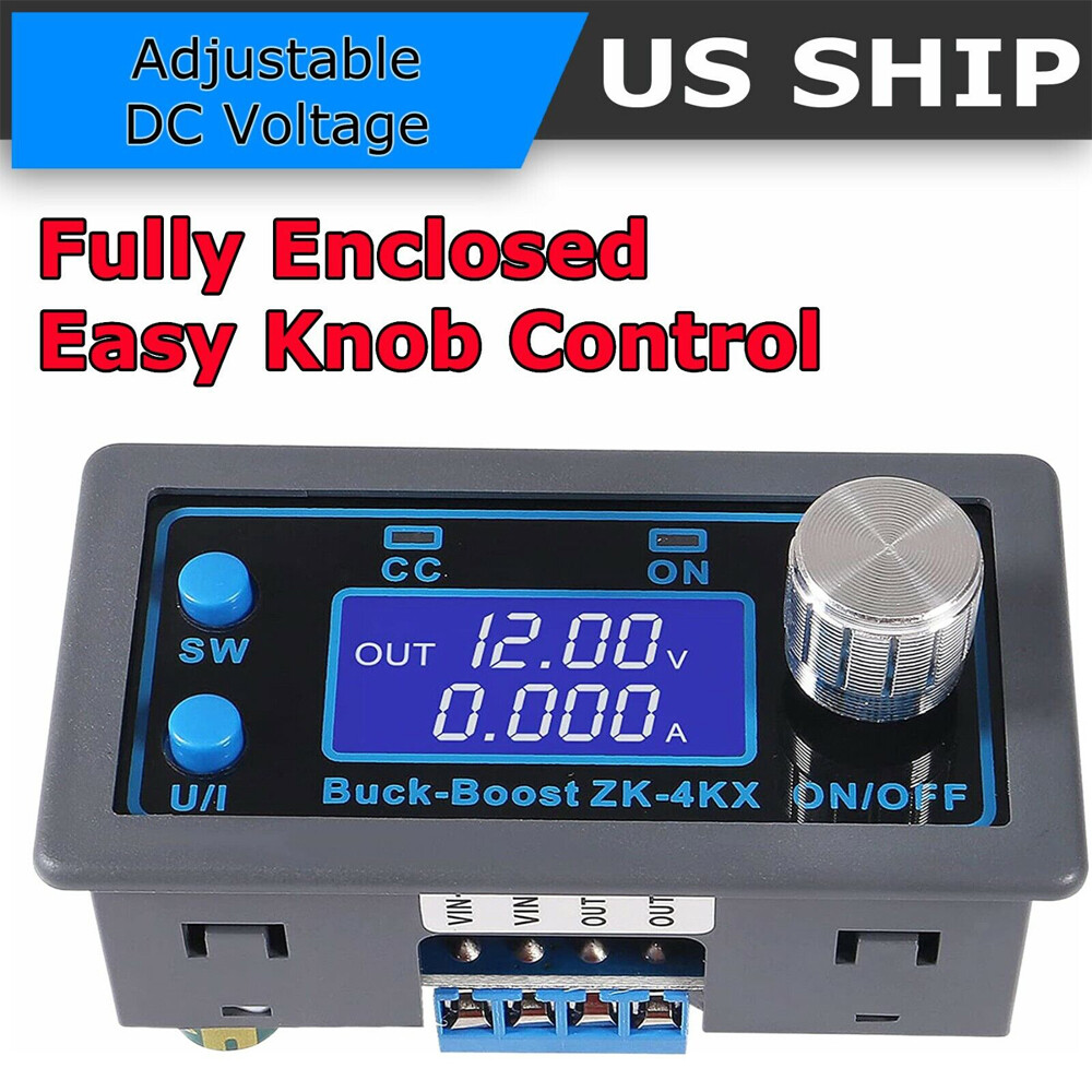 DC Adjustable Step Up Down Buck Boost Power Supply Voltage Regulator Module