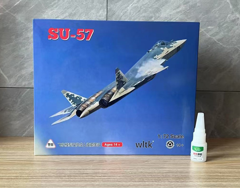 Wltk Russian Air Force Sukhoi Su-57 Felon #01 Stealth Fighter 1/72 Diecast Model