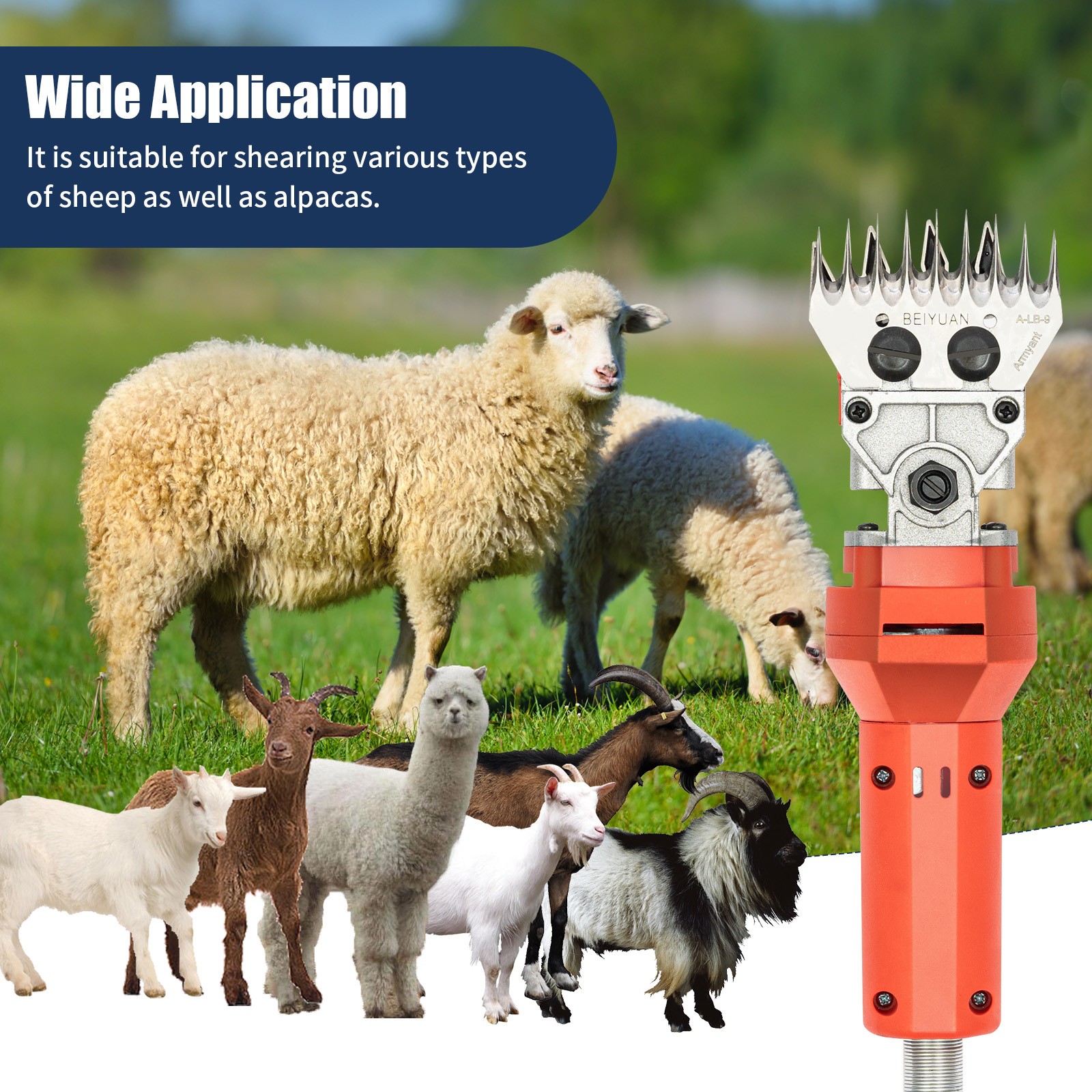 Wool Clipper Shears Cutter Electric Flexible Shaft Sheep Goat Shearing Machine