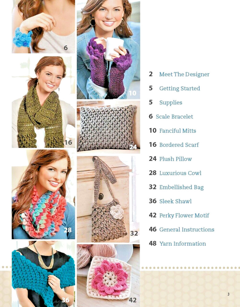 Beginner's Guide To Crocodile Stitch Crochet Book