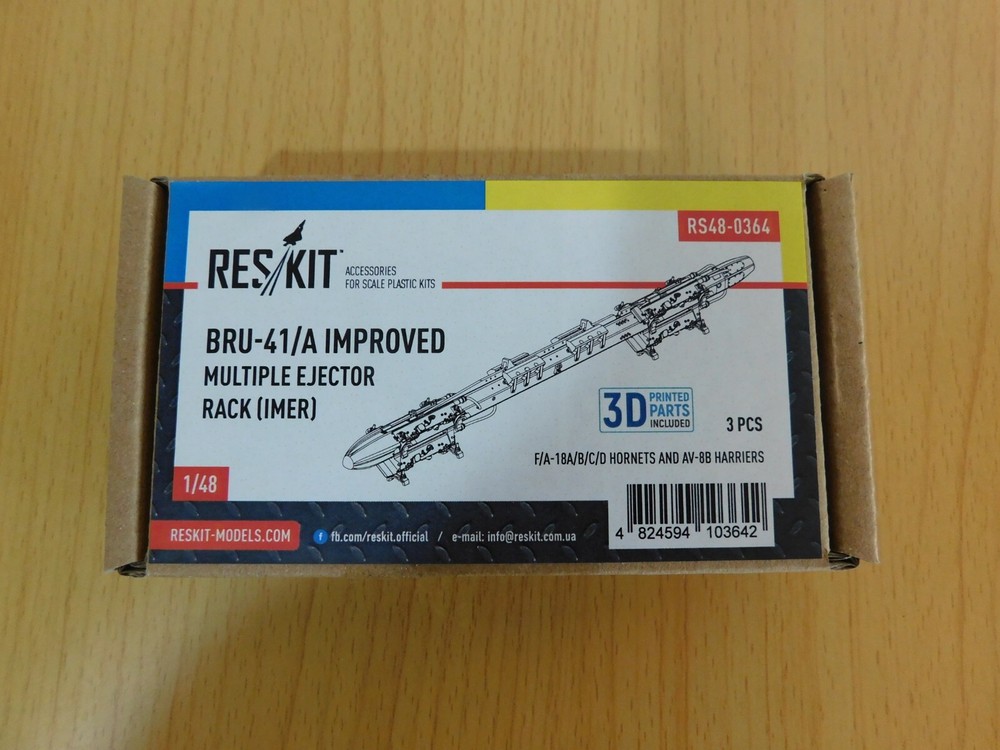 1/48 ResKit Multiple Ejector Rack - BRU-41, set RS48-0364