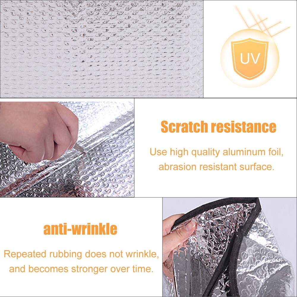 2 X Foldable Auto Car Windshield Sun Shade Shield Cover Visor Block UV Protector