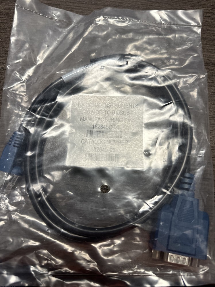National Instruments 182845-01 10 Mod to 9 DSUB Cable
