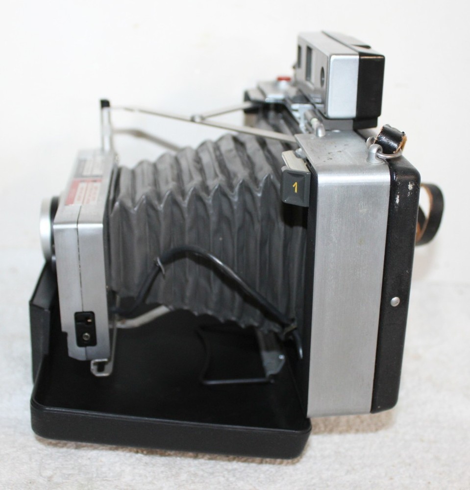 Polaroid Automatic 100 Land Camera + Strap ~ Nice