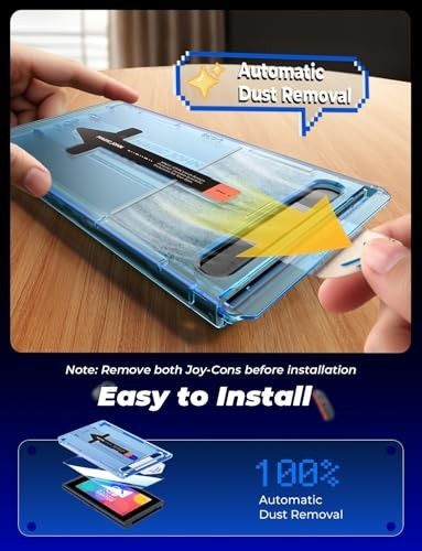 Nintendo Switch OLED Screen Protector 7" - Blue Light Filter, HD Clear, 9H Tempe