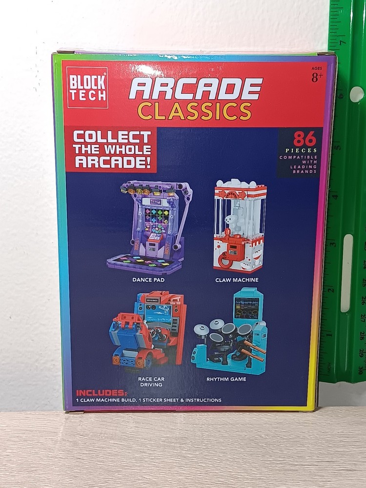 *FREE SHIP* CLAW MACHINE Arcade Classics Block Tech Brick Set