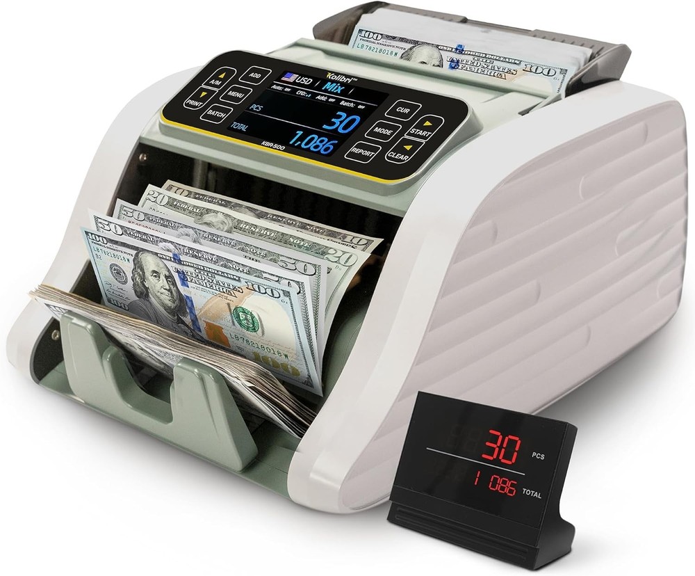 Compact Money Count Machine with Zero-Error Features & Multi-Currency Support