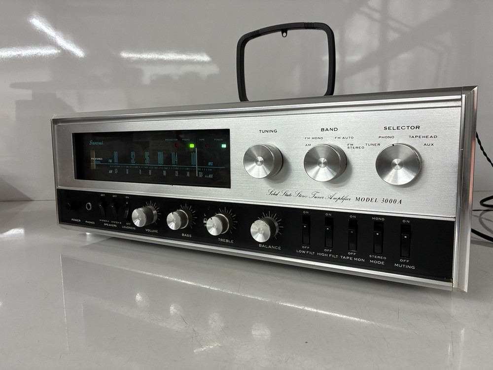 Vintage SANSUI 3000A SOLID STATE Stereo Receiver Amplifier Working Condition!