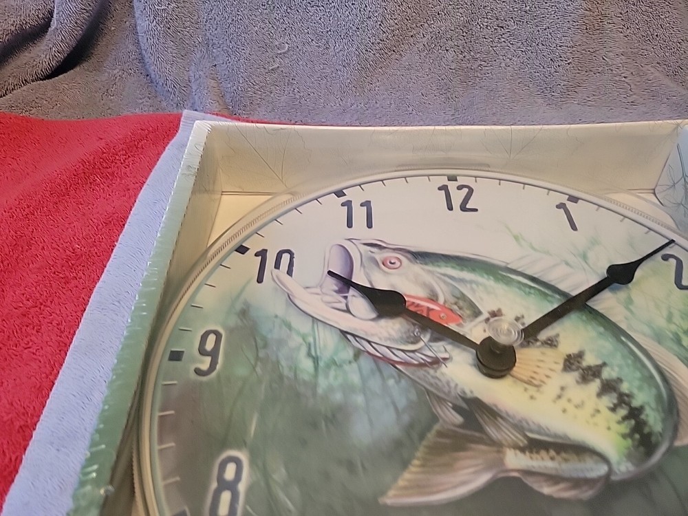 SPRINGFIELD PRECISION INSTRUMENTS CLOCK 12" BASS PRO SHOPS 30267-NC 2002 NOS