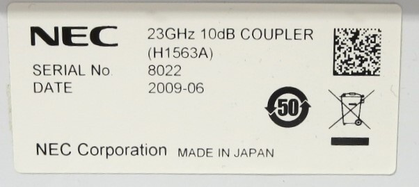NEC 23G COUPLER 23GHz; 10dB COUPLER