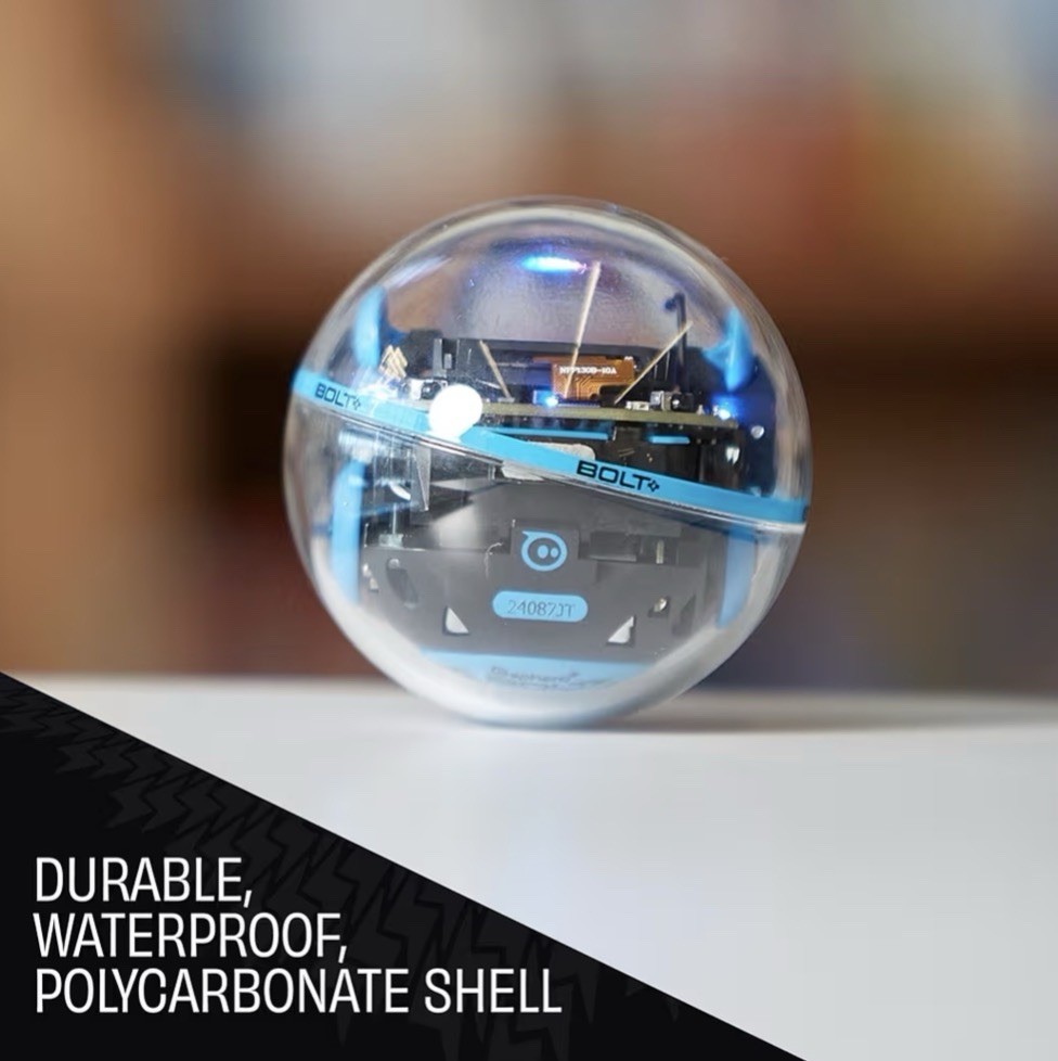 Sphero Bolt+ Coding & AI Learning Robot Animated LCD Display Waterproof. NEW!!