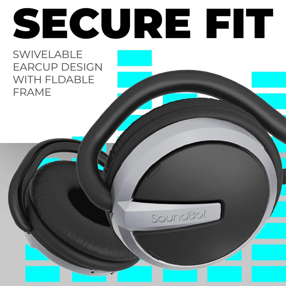 Wireless Bluetooth Sports Headset Sweat Resistant with Mic