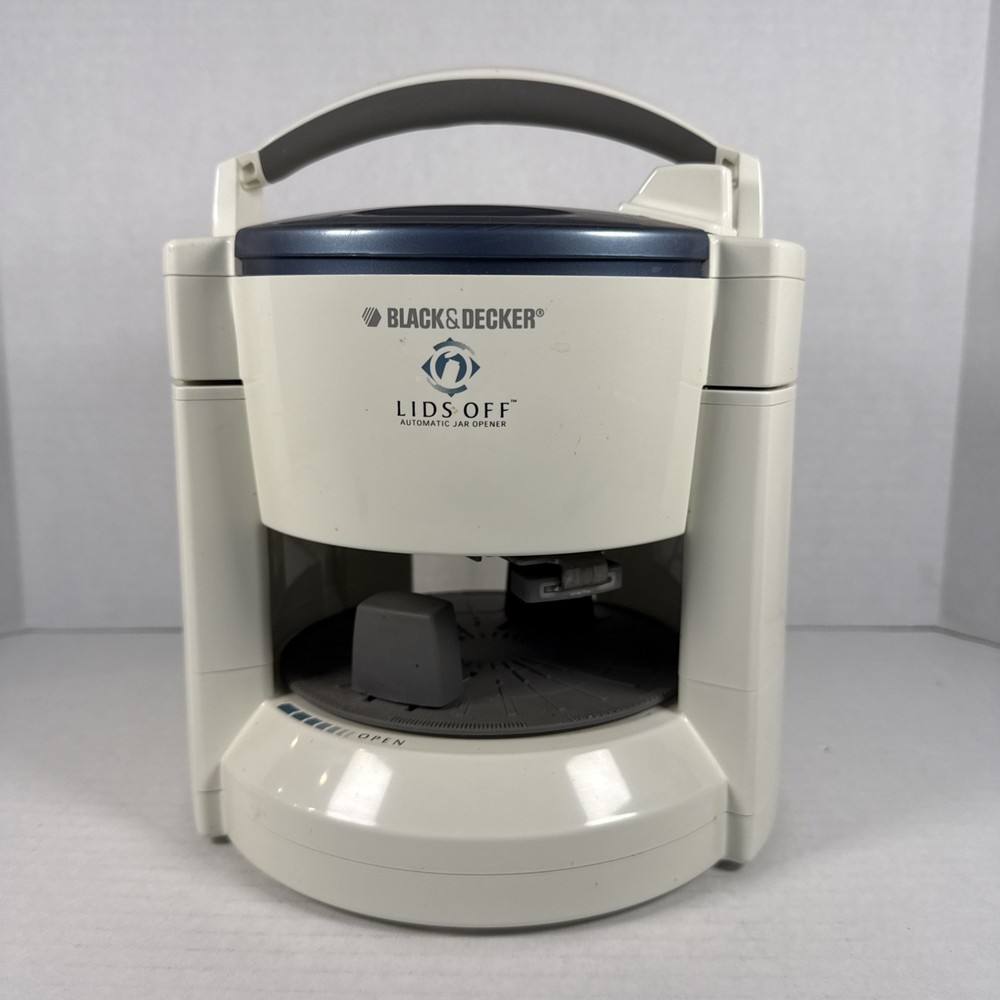 Black & Decker Lids Off Automatic Jar Opener White JW200 Working