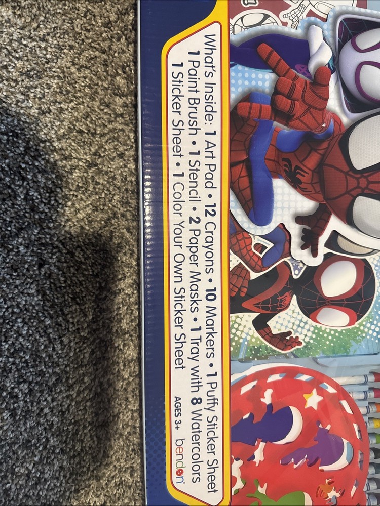 Marvel Spidey Color And Activity Set