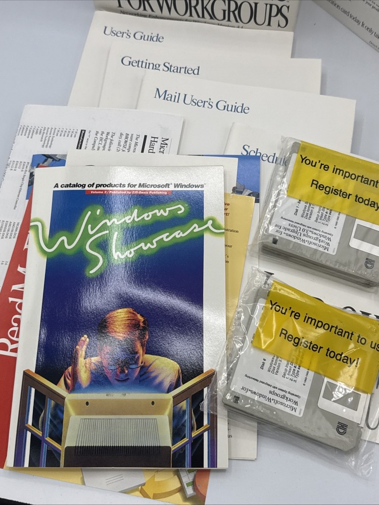 Microsoft Windows for WorkGroups Big Box Upgrade CIB