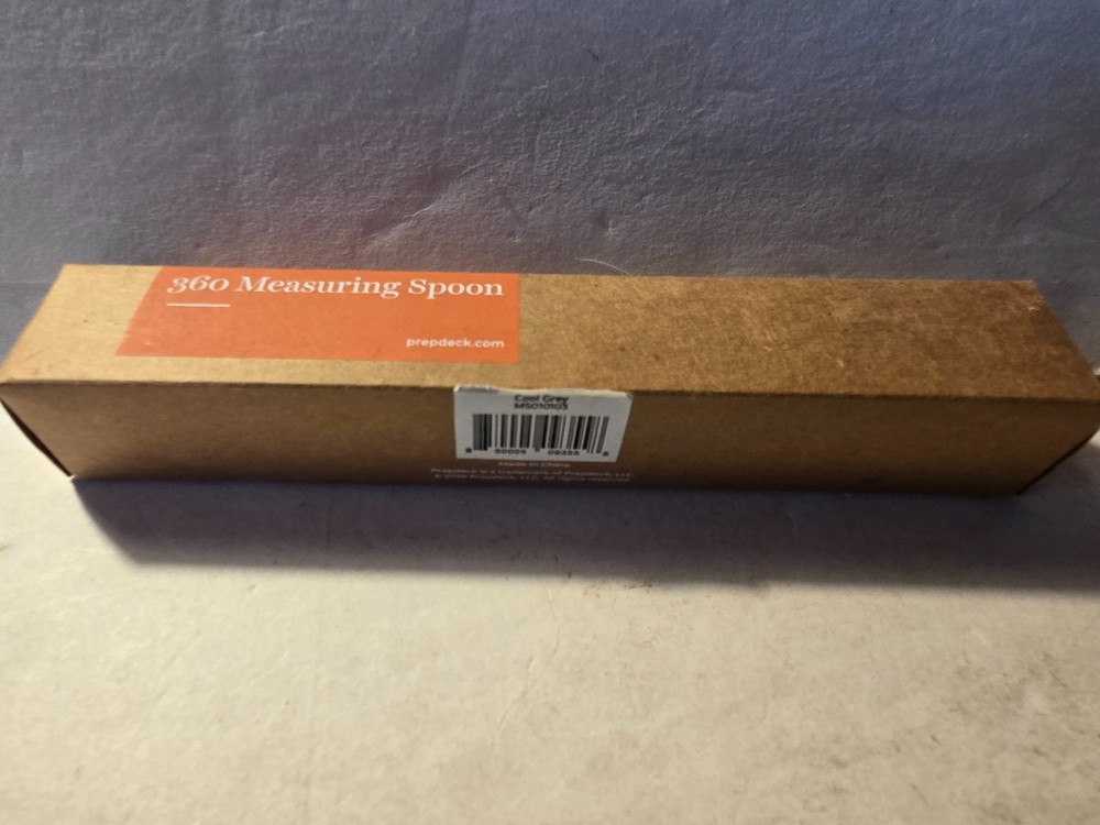 Set of 2 - PREPDECK 360 Adjustable Measuring Spoon, Cool Grey, MS010103, New