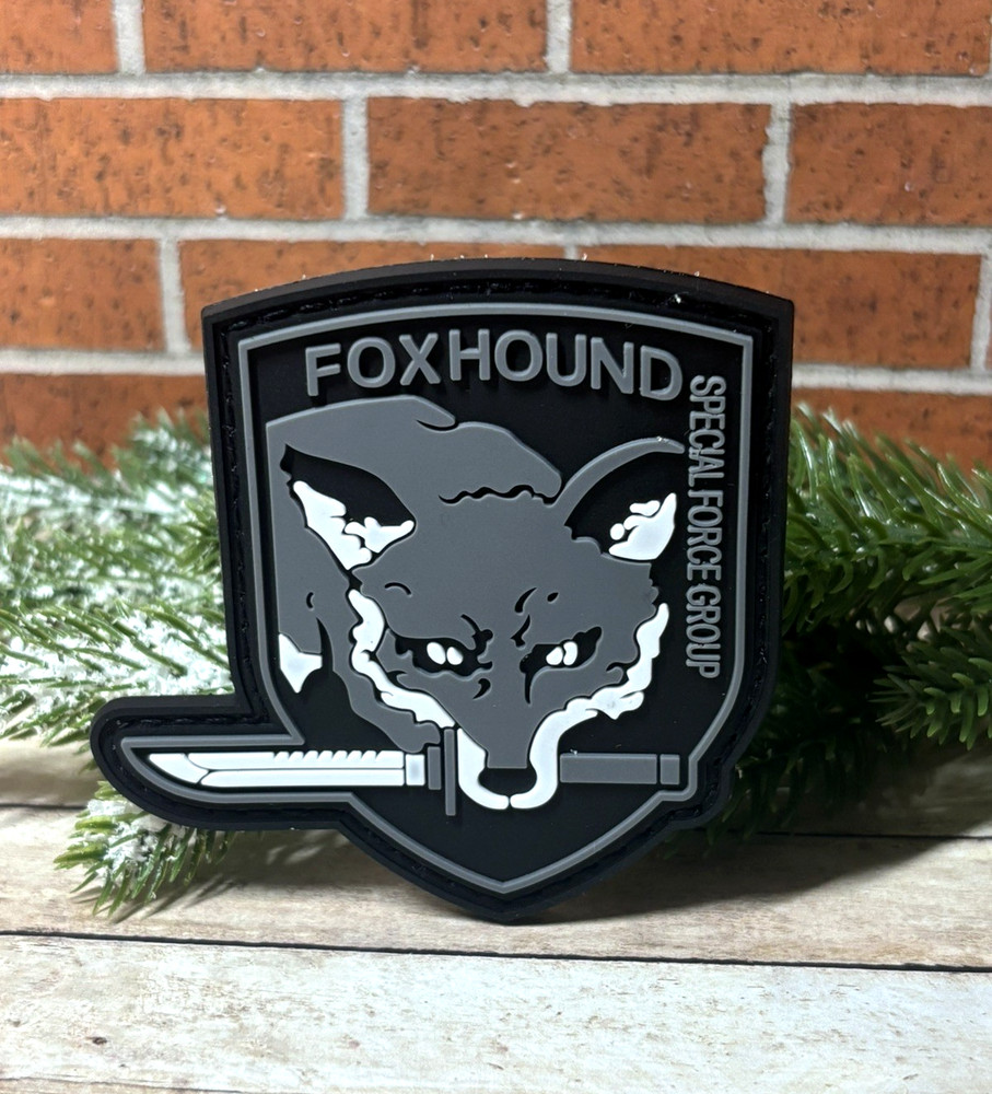 PVC Tactical Morale Patch - Fox Hound Patch -  Metal Gear Solid FoxHound Patch
