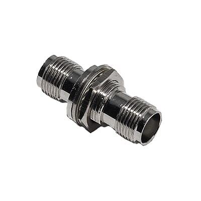 Coaxial Adapter, TNC Bulkhead, Grounded