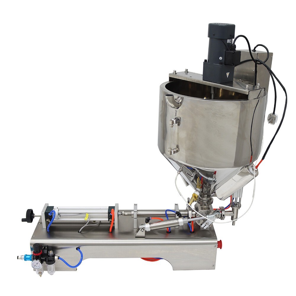 TECHTONGDA® Paste Liquid Filling Machine 10-100ml Mixing&Heating Function One