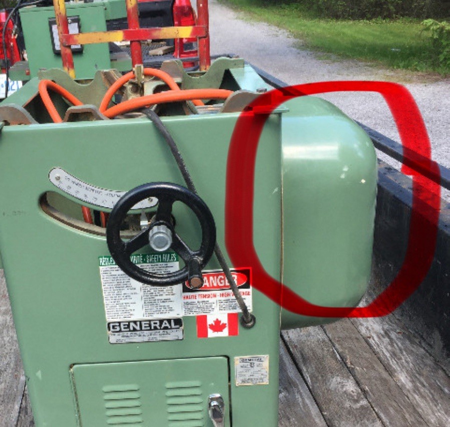 General 350 engine cover with 4’’ hole