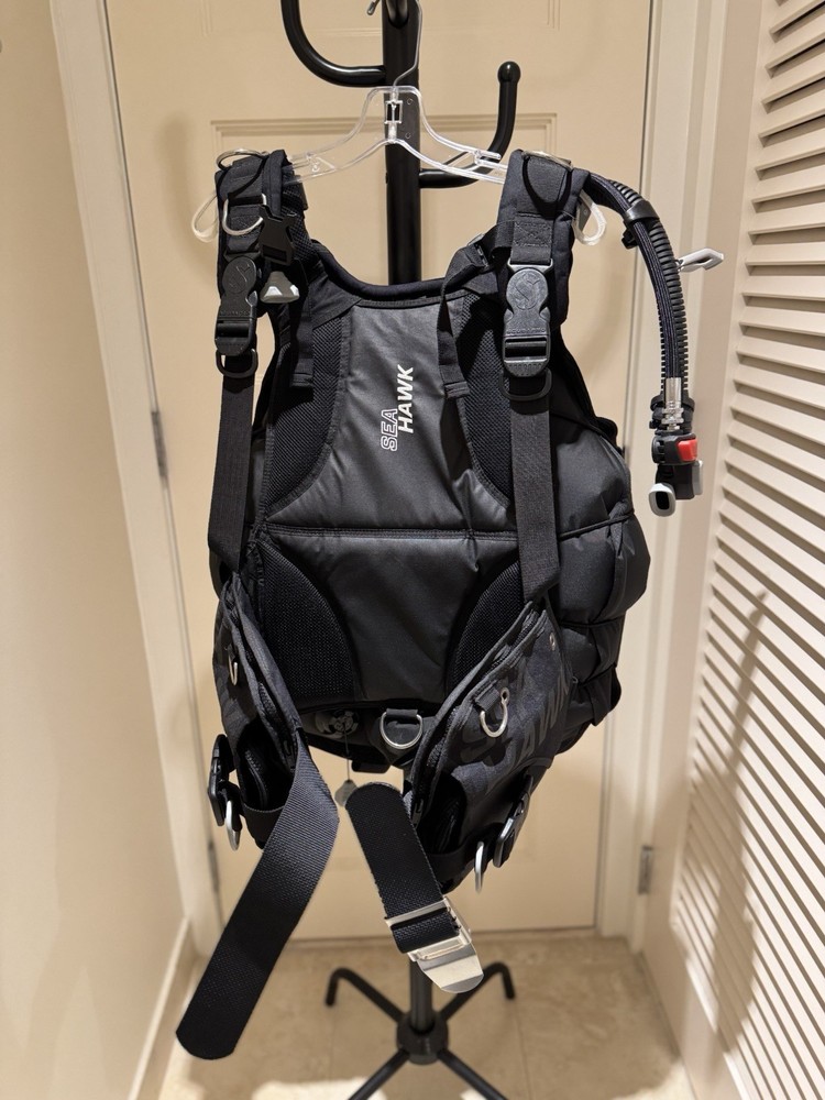 ScubaPro SeaHawk 2 Buoyancy Compensator BCD Black Size SM