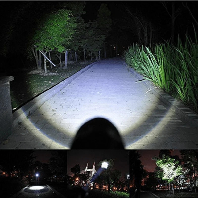 5 x Tactical 18650 Flashlight High Powered 5Modes Zoomable Aluminum