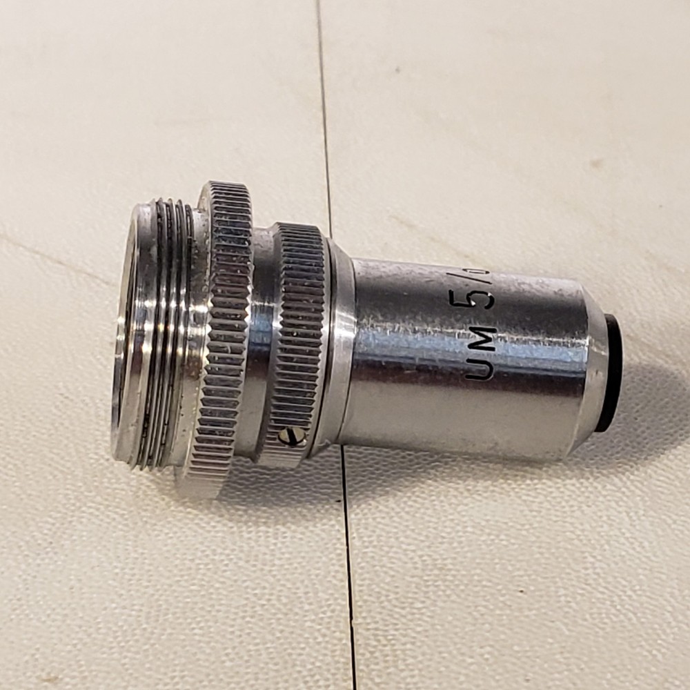 Leitz Wetzlar UM 5/0.10 Objective Microscope Lens 5x