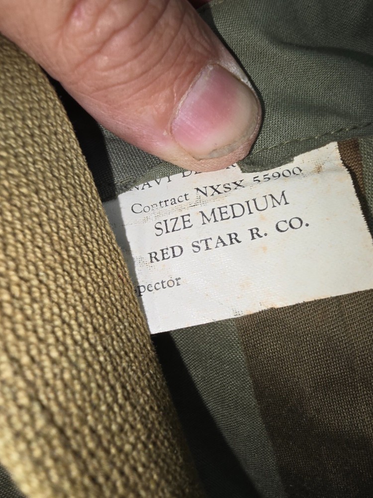 WWII US Navy Deck Bib Overalls