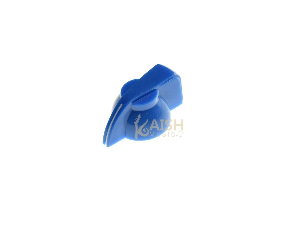 12x Blue Chicken Head Knob 1/4" Guitar Amp Effect Pedal Knobs with Brass Insert
