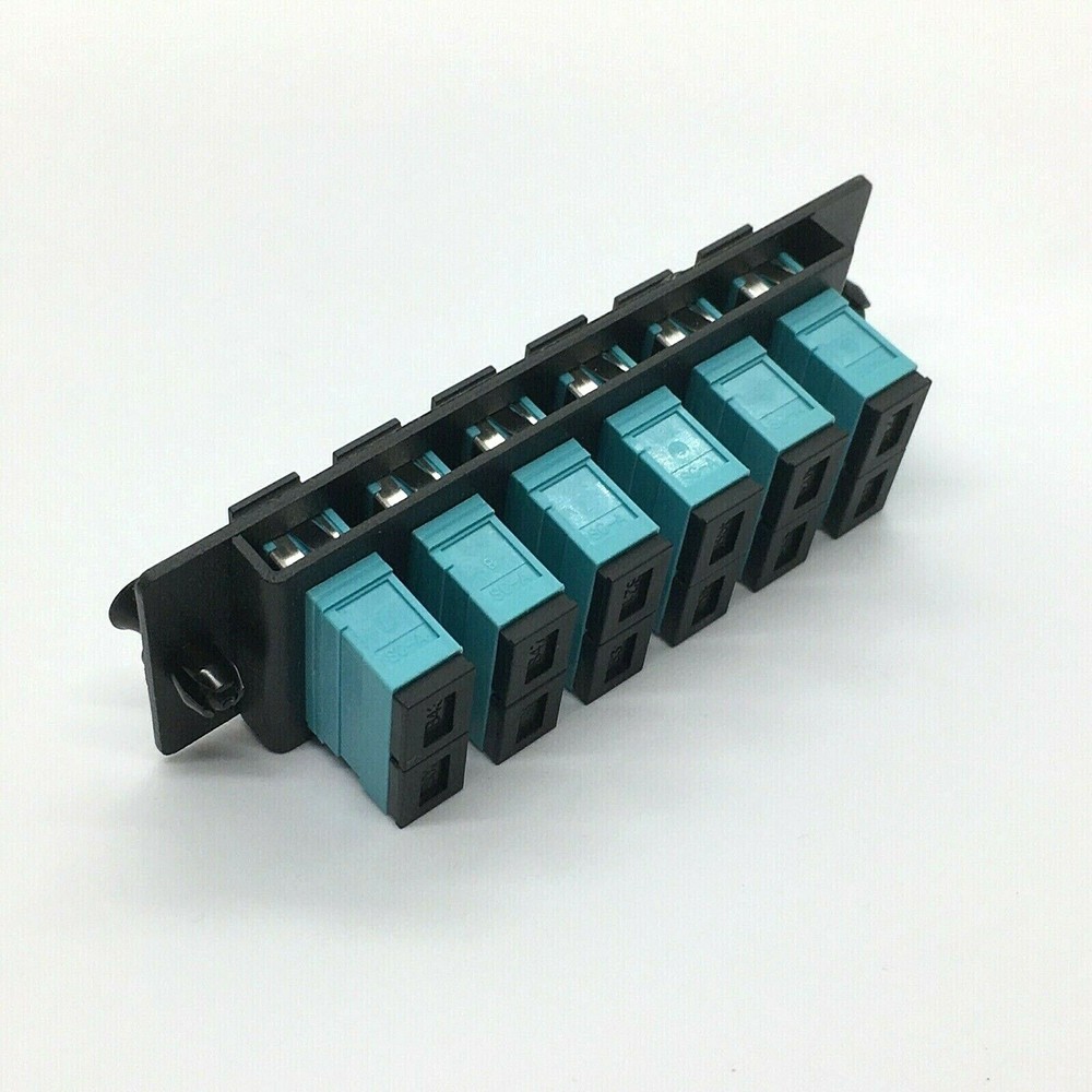 Fiber Optic Adapter Panel with 6 SC Duplex Adapters - FS Product ID: 51284