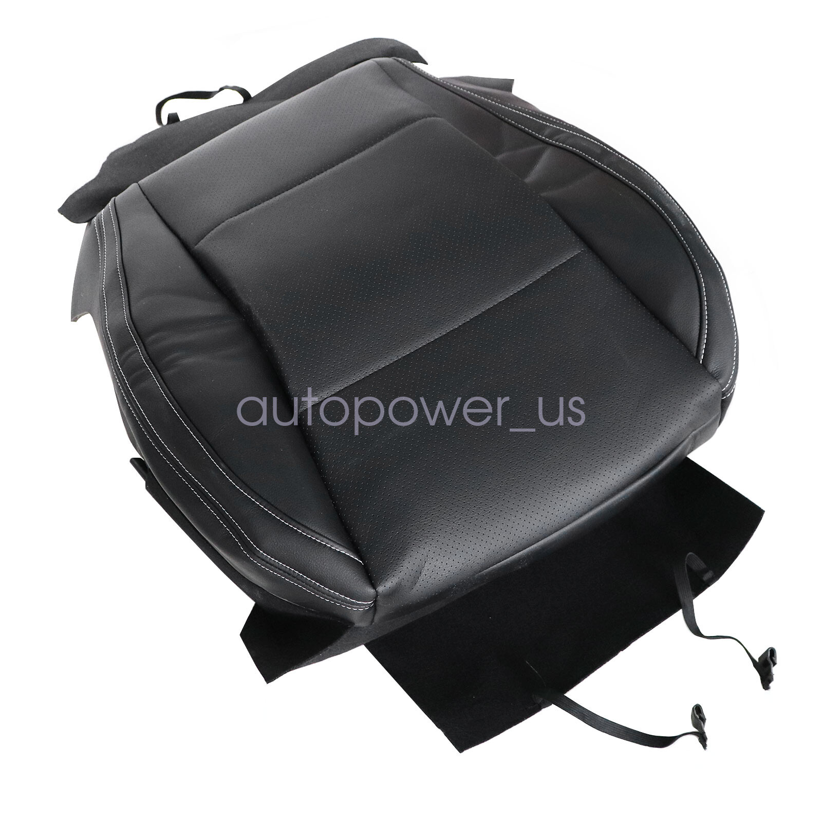 Perforated For 2015-2017 Subaru Outback Driver Leather Bottom Seat Cover Black