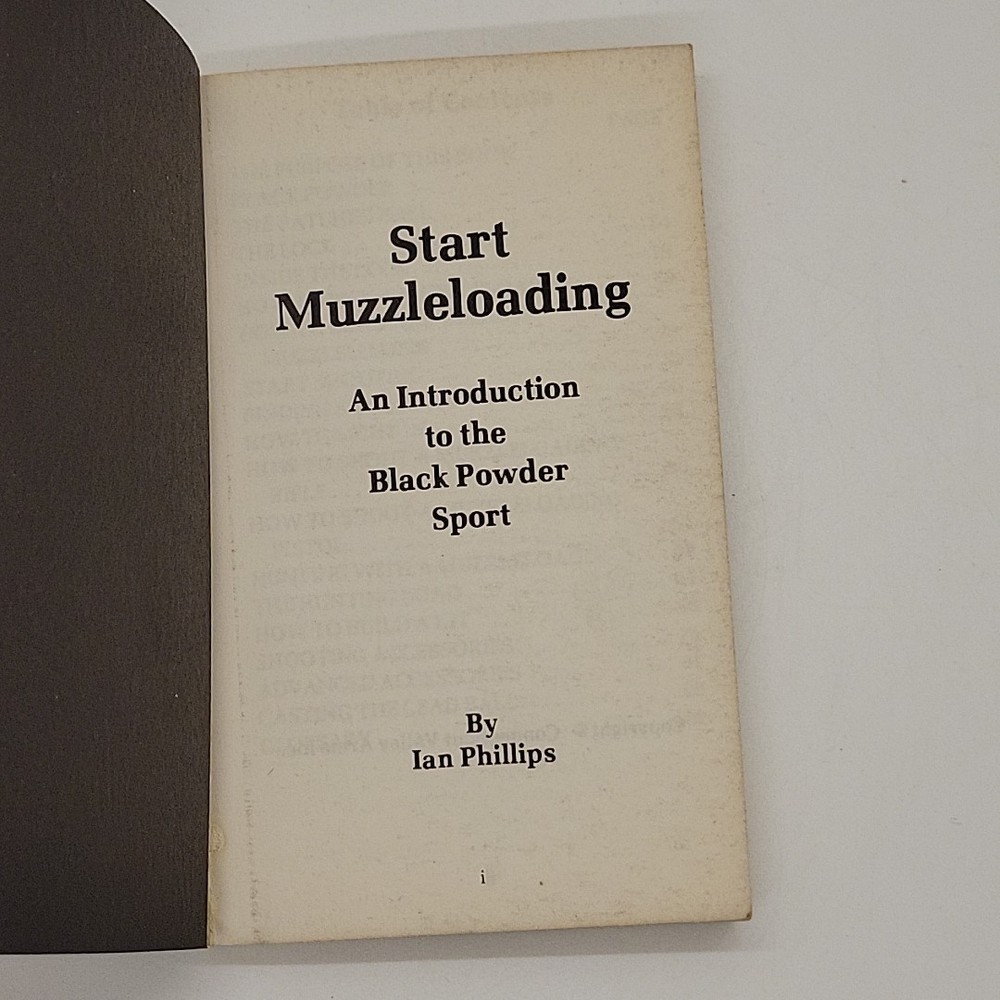 VINTAGE 1977 CVA CONNECTICUT VALLEY ARMS START MUZZLELOADING BOOKLET