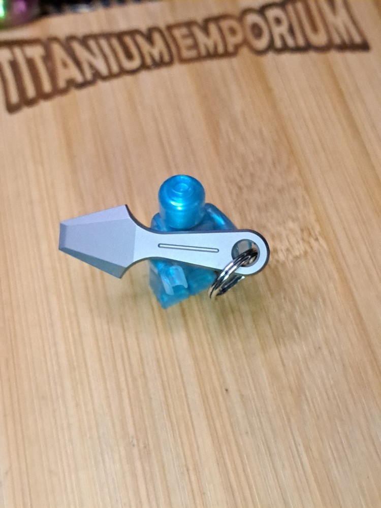 Mini Titanium Keychain Pry Bar