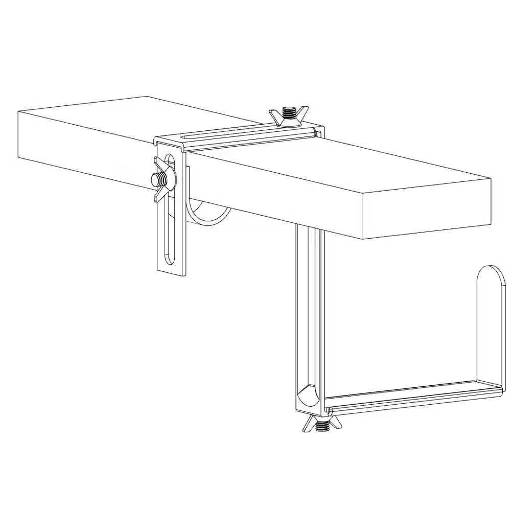 Adjustable Window Planter Box Single Metal Bracket