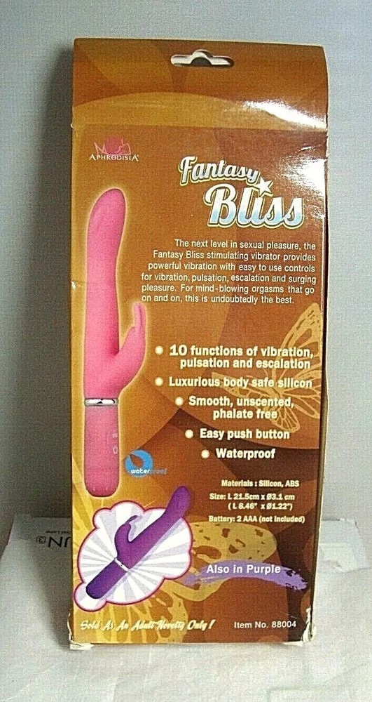 Fantasy Bliss Powerful Waterproof 10 Function Dual Stimulate Massager (Purple)