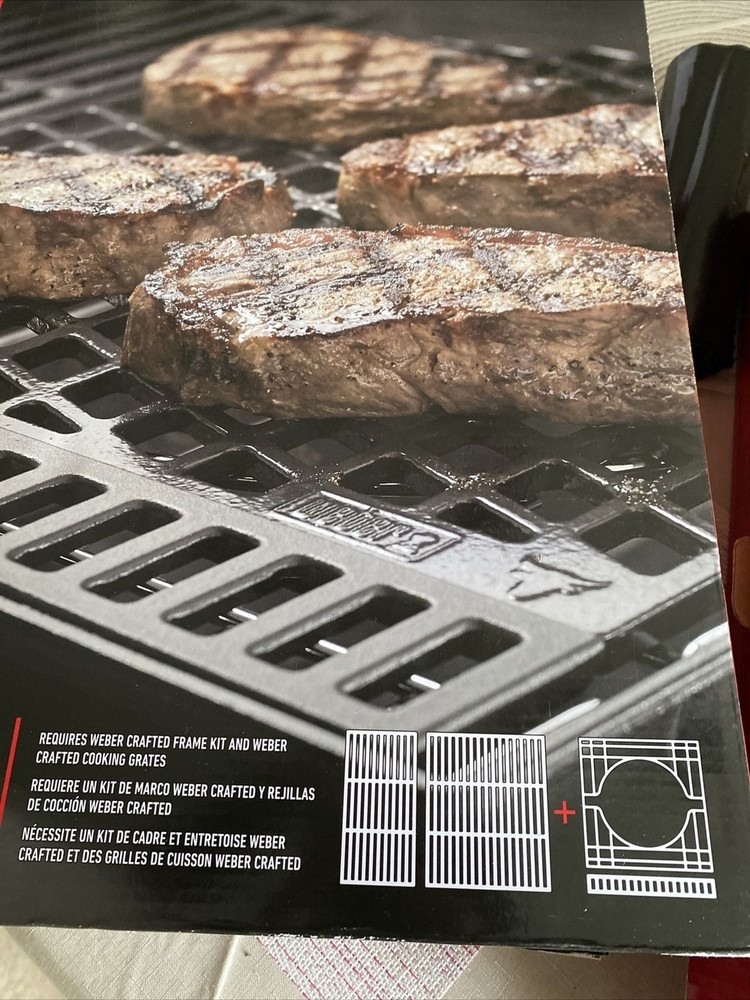 Webber crafted outdoor kitchen collection dual sided sear