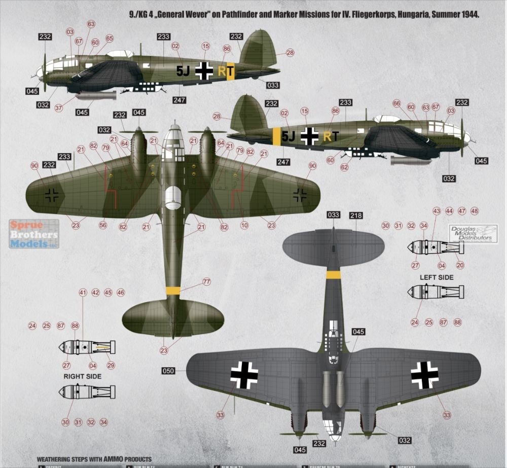BDMBF018 1:35 Border Model Heinkel He111H-6 WW2 German Bomber
