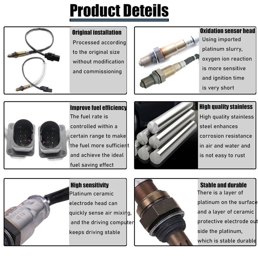 Front left right Oxygen Sensor For BMW 1 3 120i 320i E90 X1 E81 E82 E84 E87 E88