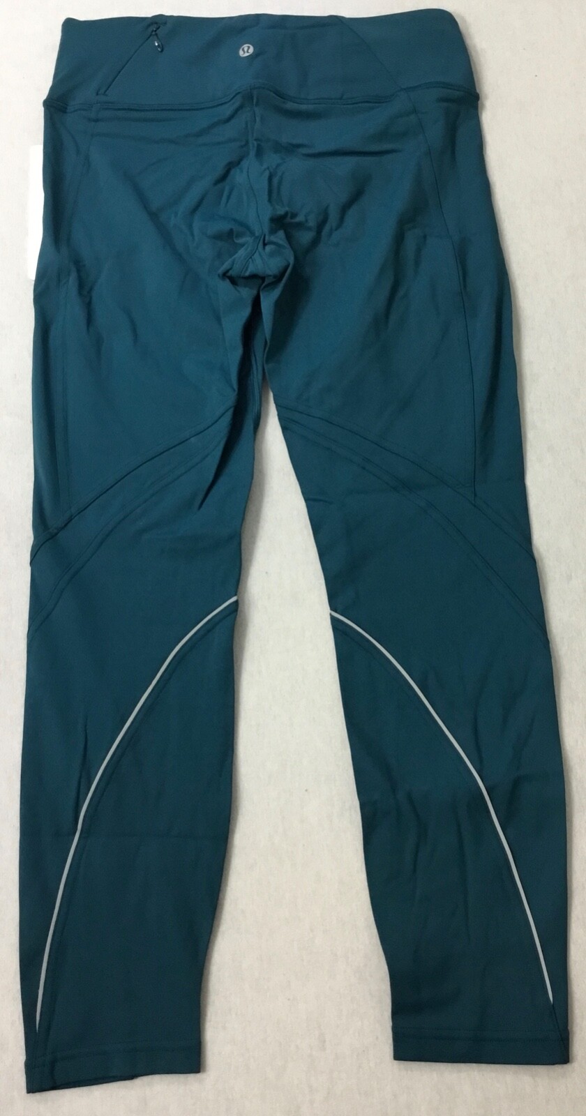 Lululemon Chasing Miles Tight 7/8 Tight LW5AXRS NULUX DKUB Green Size 10 NWOT