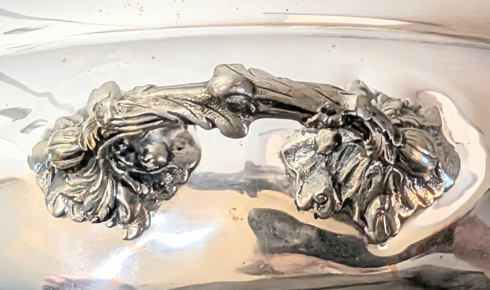 Scarce 1840s Sheffield Plate Meat Dome w/ Engraved Eagle Crest ~Registered 1848~