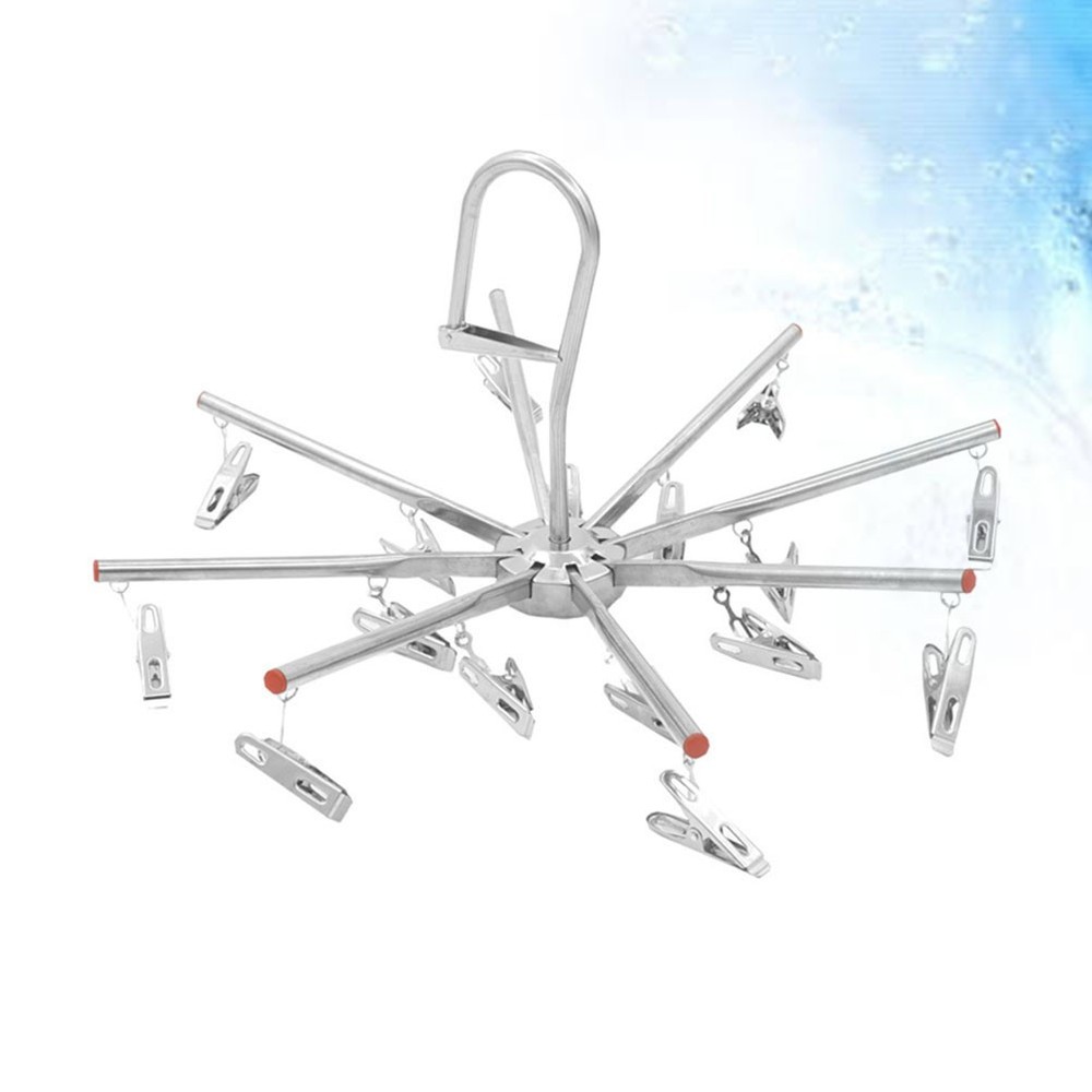 Portable Garment Rack Laundry Hanger Foldable Clothes Drying Racks