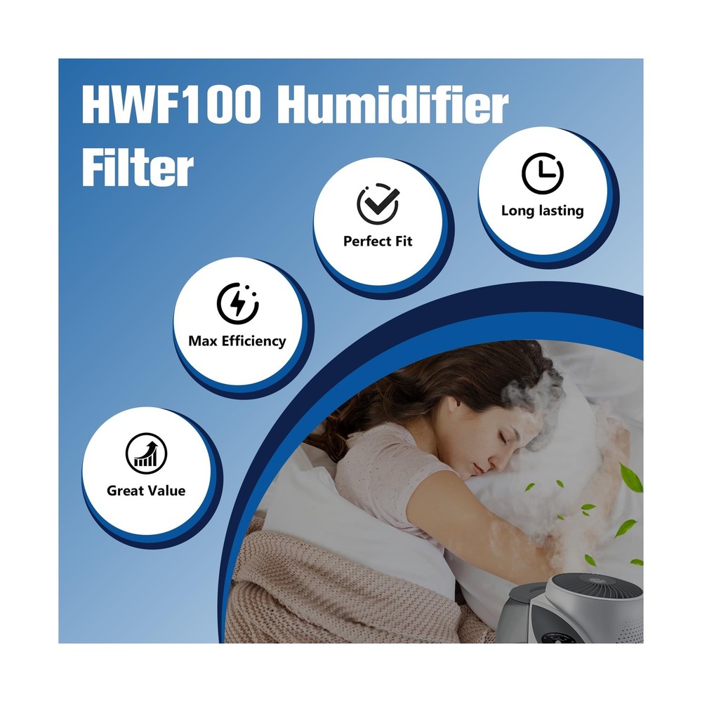 Humidifier Filter E Replacement Compatible with Holmes HWF100 B... USA FAST SHIP