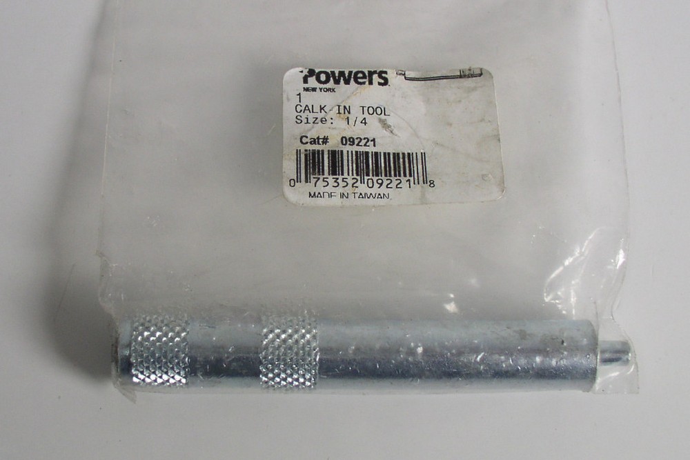 2X Powers 09221 Calk In Tool Size 1/4"