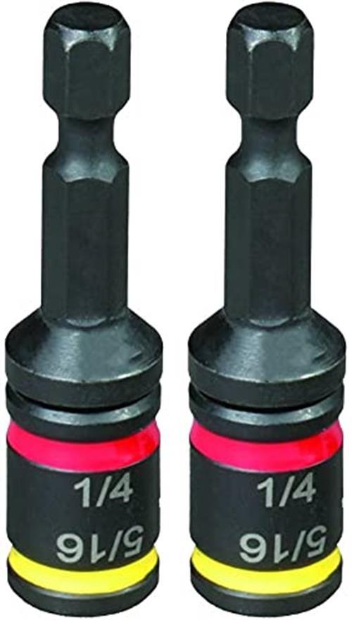 Malco MSHC 1/4 & 5/16 Reversible Hex Chuck Driver, 2 pack Assorted Styles